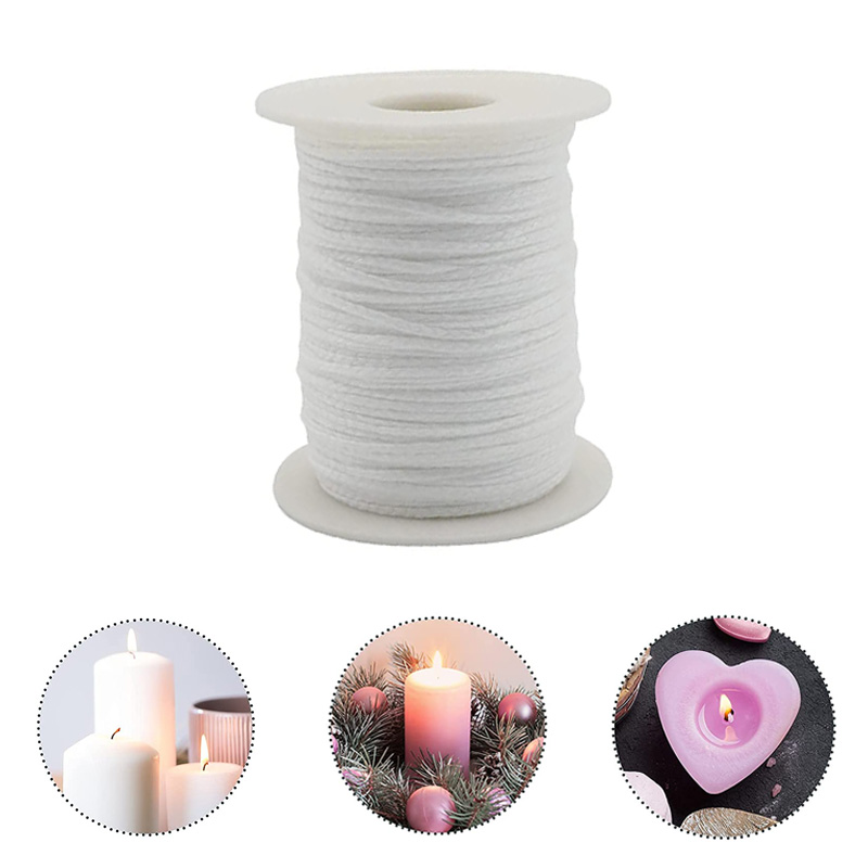 Candle Making Oils - 1 Roll 61m Cotton Braid Candle