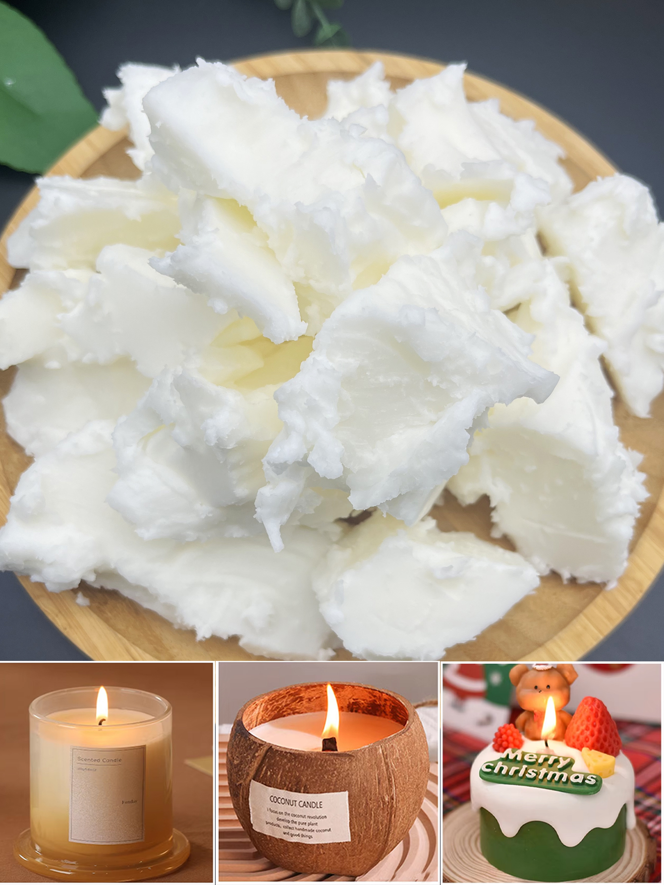Candle Making Material Wholesale - 50/100/200G Natural Coconut Wax Wholesale Handmade