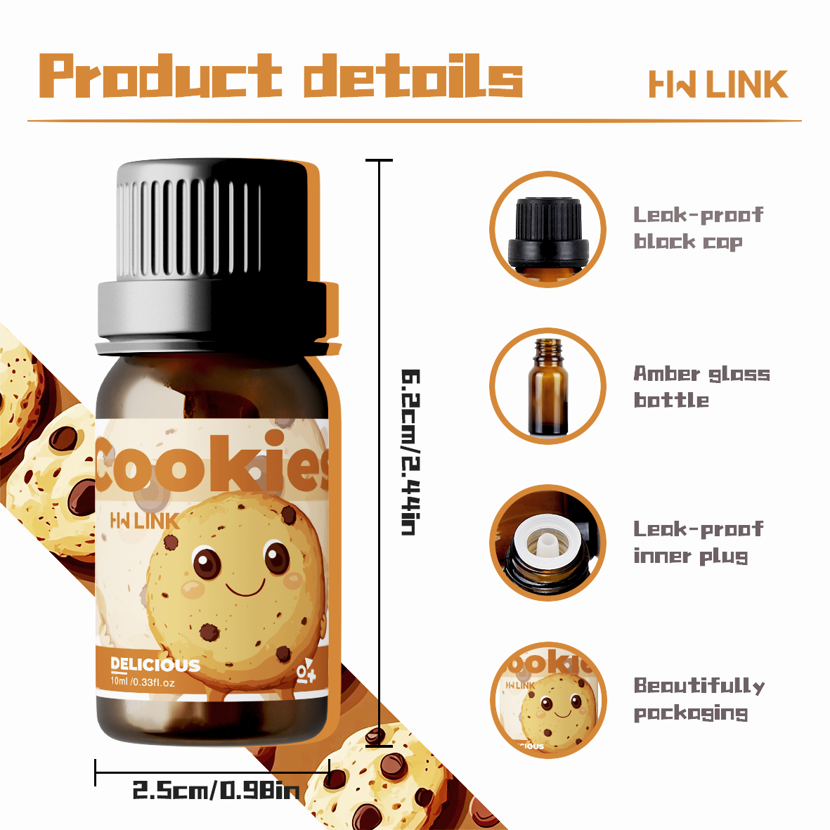 10ml Cookies Essential Oils Pe - Candle Making Oils review and price