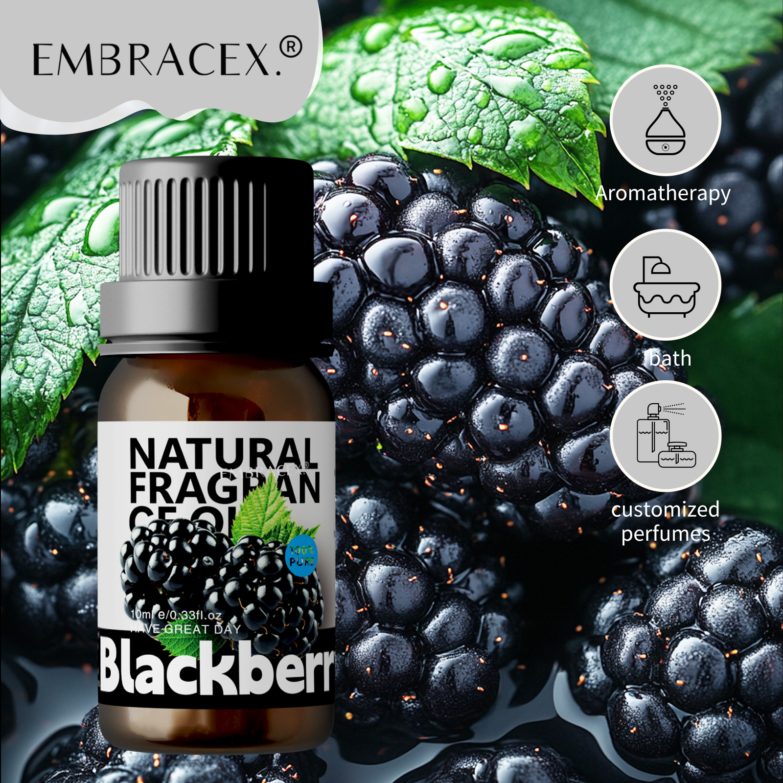 10ml Blackberry Essential Oils - Candle Making Oils review and price