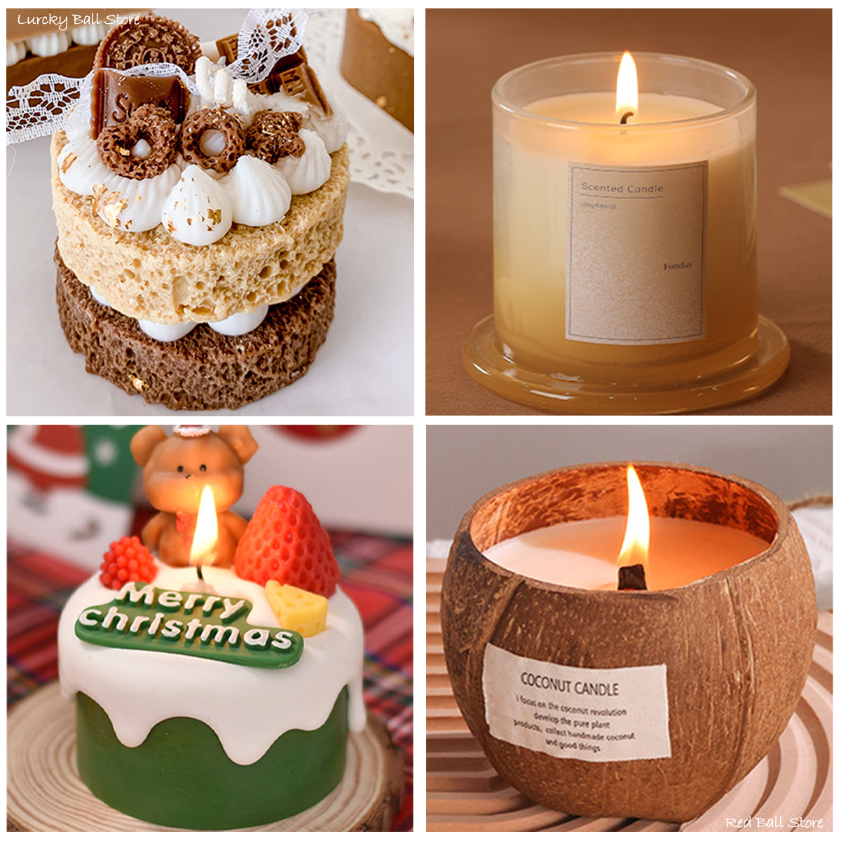 100G Natural Coconut Wax Whole - Candle Making Material Wholesale review and price