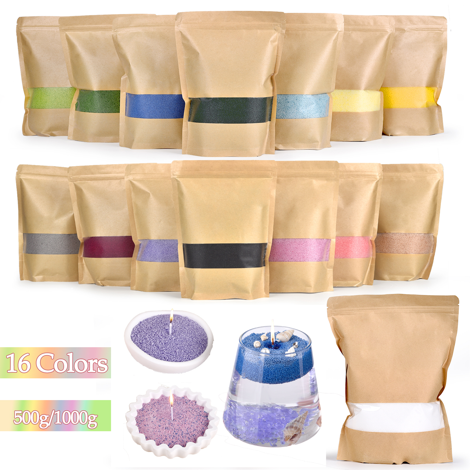 500g-1kg Sand Wax Ice Flower W - Candle Making Material Wholesale review and price