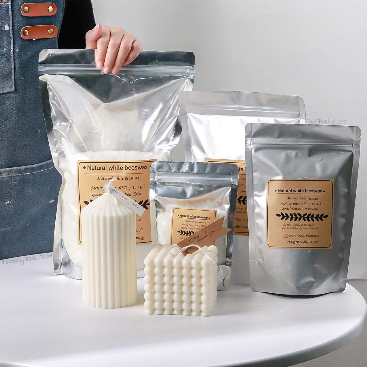 500g White Beeswax Granular Sc - Candle Making Material Wholesale review and price