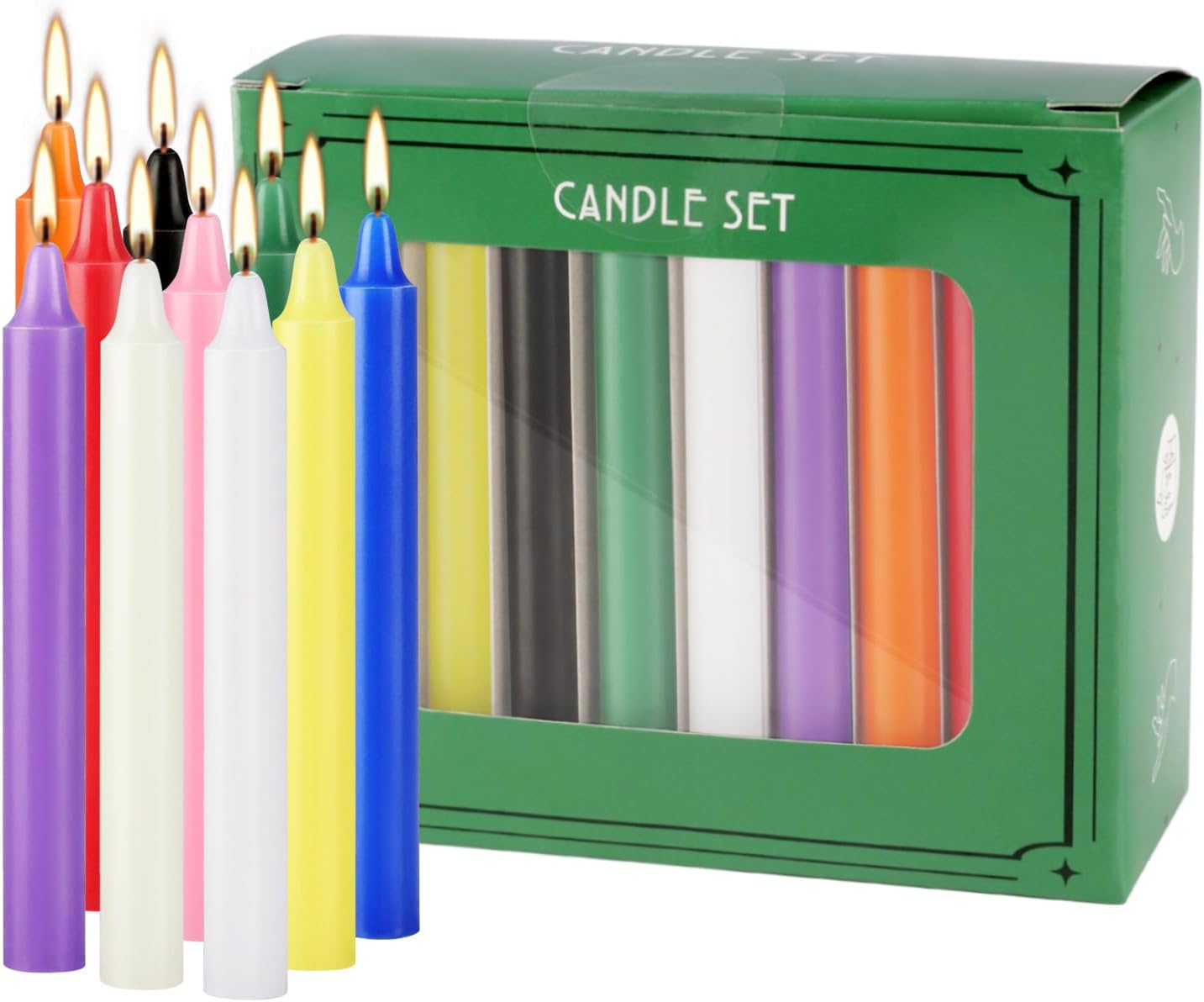 20 Colorful Small Stick Candle - Candle Making Place review and price