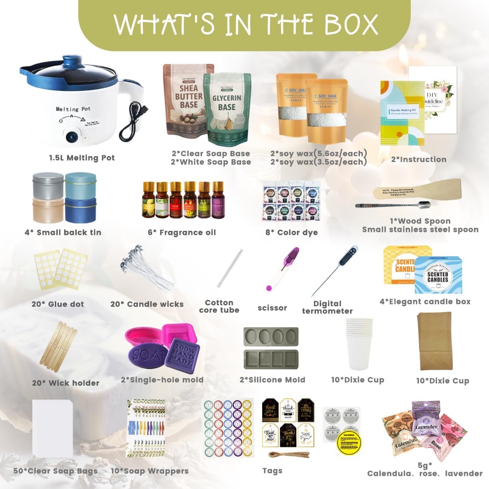 2-in-1 Candle & Soap Making Ki - Candle Making Oils review and price