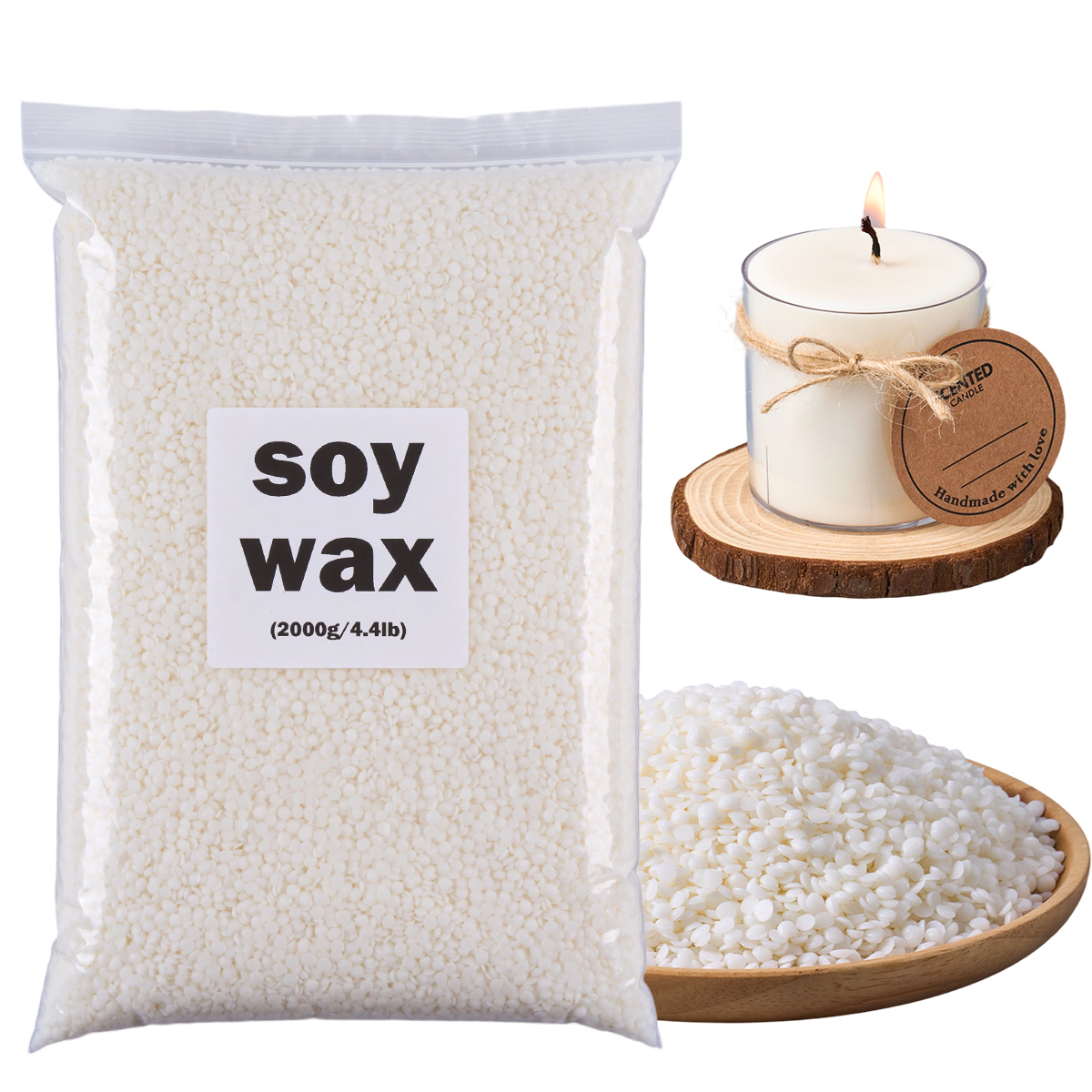 200g/500g/1000g/2000g Soy Wax  - Candle Making Material Wholesale review and price