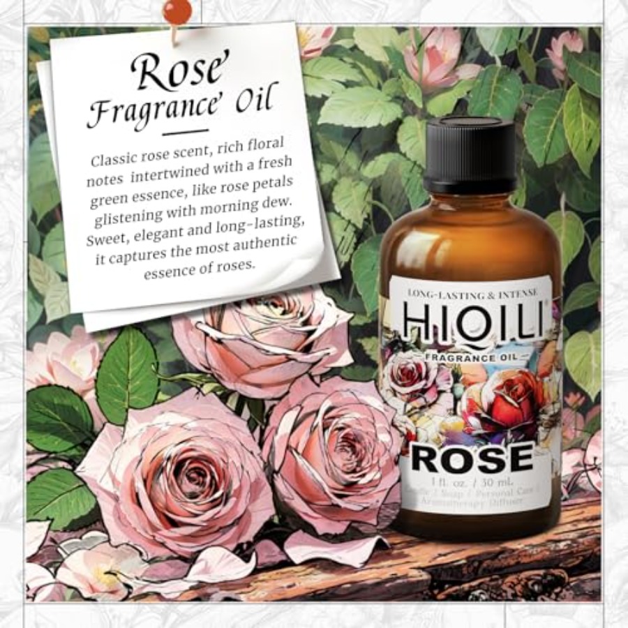 HIQILI Rose Fragrance Oil for  - Candle Making Oils review and price